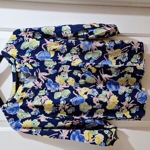 Talbots floral blouse size‎ Small